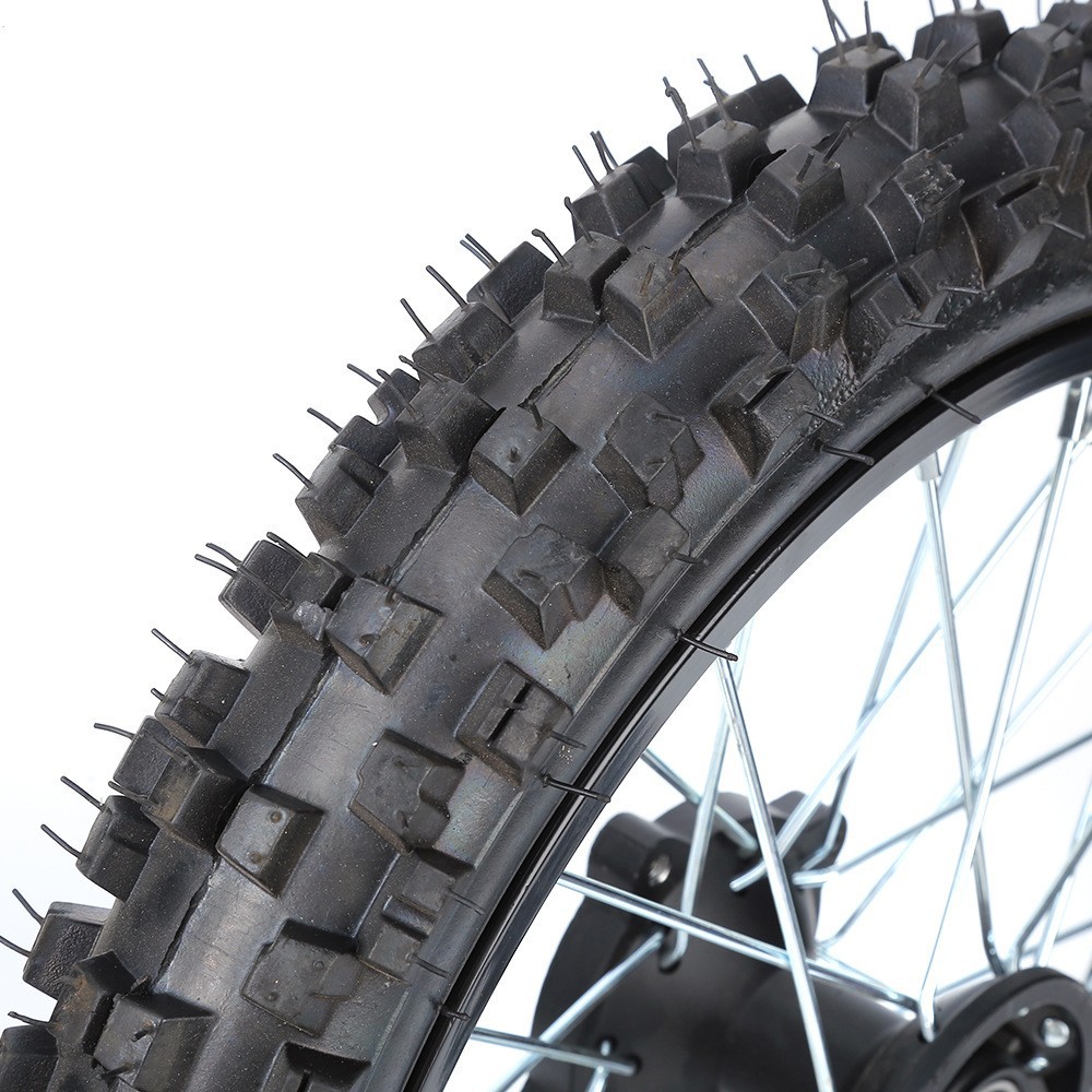 14inch Off-Road Motorcycle 1.85X 14inch Aluminum Alloy Disc Brake Width Hub 60/100-14 30m Tire