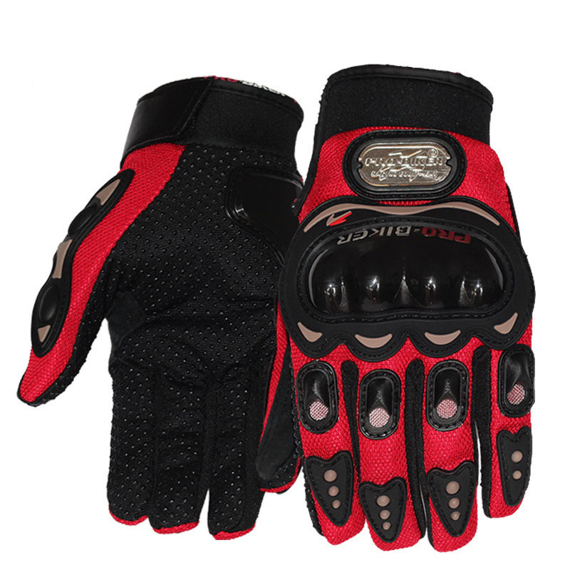 Motocicleta guantes de montar de dedo completo coche de carretera de verano hombre pantalla táctil anti-caída antideslizante motocicleta de montaña de fábrica