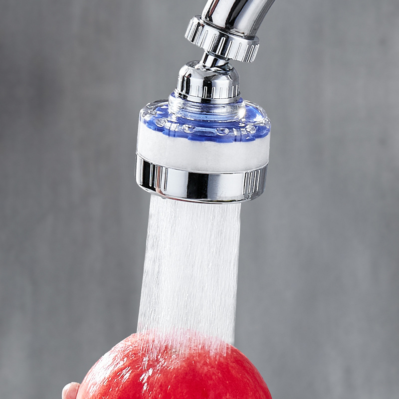Faucet anti-splash booster filter shower head kitchen universal water purifier filter swivel water-saving aerator wholesale
