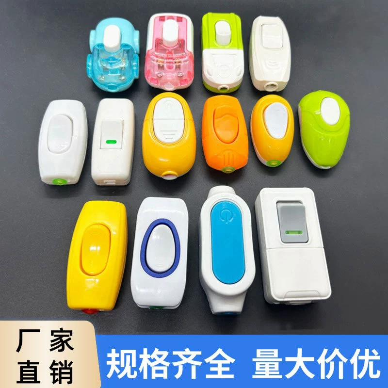 Прикроватный выключатель белый перекачка типа лодки ручная зажим настольная лампа кнопочный выключатель с двойным отверстием небольшая проводка прикроватный выключатель дома