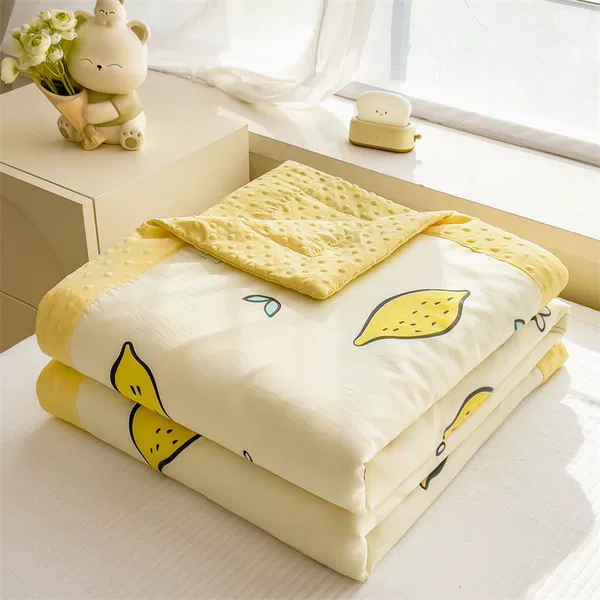Fresh summer--Class A double-layer yarn bean quilt--