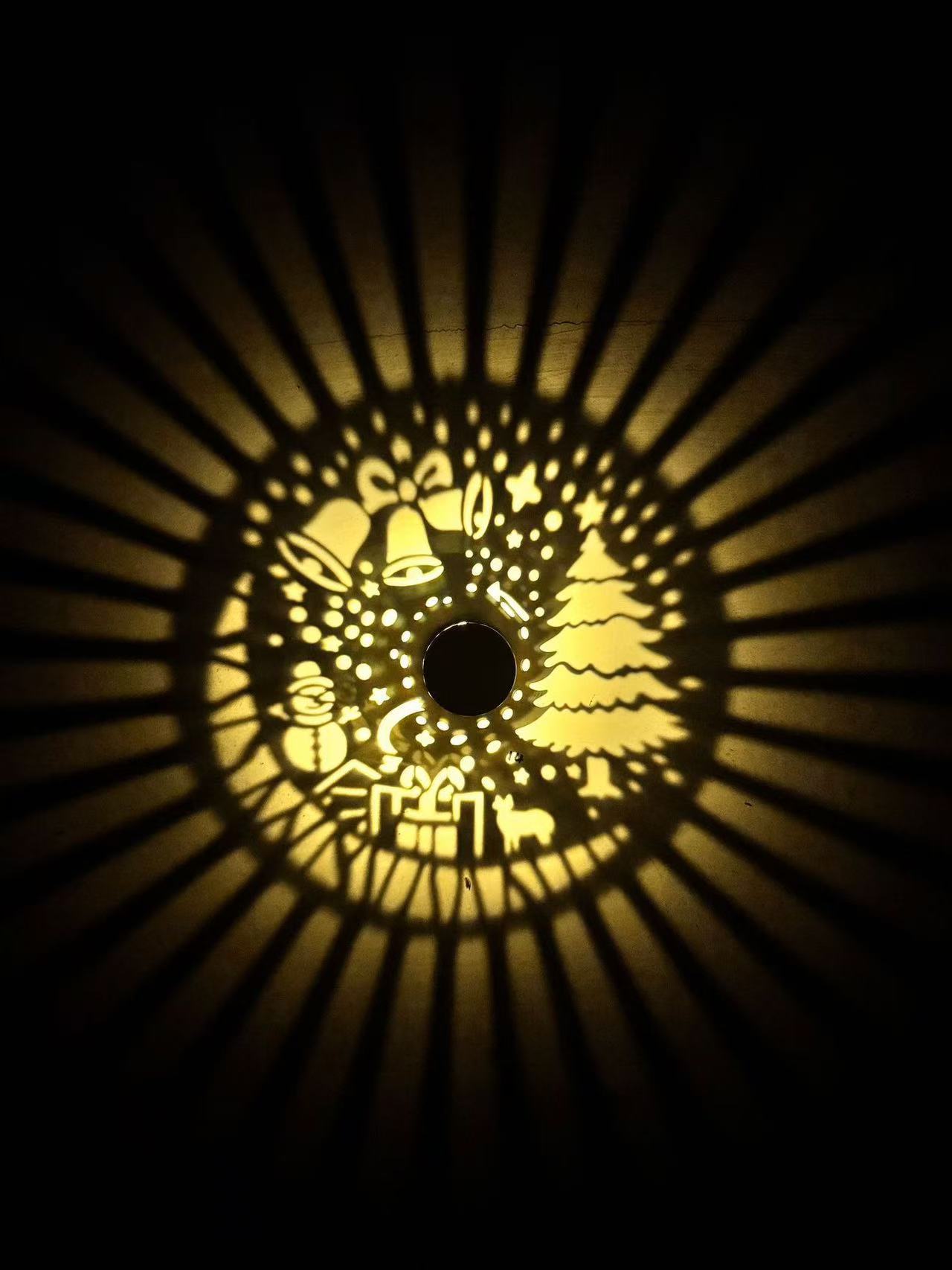Luz solar transfronteriza Mandala lámpara de pared exterior lámpara de pared jardín lámpara de proyección lámpara decorativa lámpara de atmósfera image 22