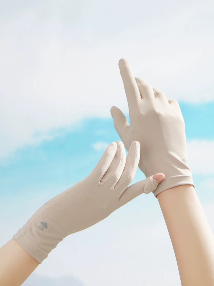 Солнцезащитные перчатки для женщин, защита от ультрафиолета, тонкие, летние для вождения и езды на велосипеде, электрический велосипед, специальный сенсорный экран из ледяного шелка на открытом воздухе