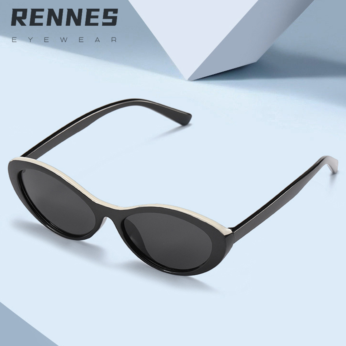 Nuevo europeo y americano retro personalizado gato ojo calle moda estilo fresco de moda todo fósforo al aire libre UV-prueba gafas de sol