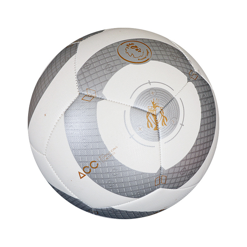 Juego de la Premier League de fútbol mano coser pu4 no. 5 Fútbol Liga de Campeones fábrica al por mayor comercio exterior coronas grises