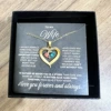 Golden cards, gift box