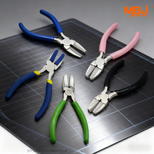 珠宝饰品手工DIY工具钳6寸尼龙钳平口钳塑料嘴钳子首饰制作维修钳