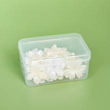 7.5摆件小件用品化妆品收纳盒长方形桌面置物透明塑料配件包装盒
