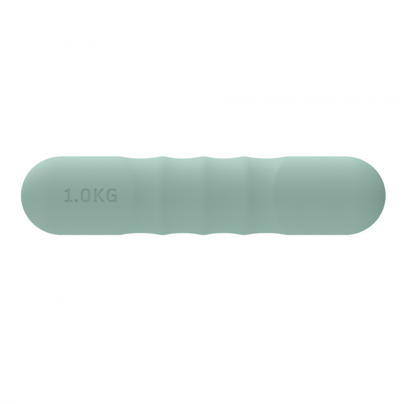 Dumbbell redondo de silicona fijo equipo de fitness yoga pilates entrenamiento de fuerza dumbbell redondo de silicona