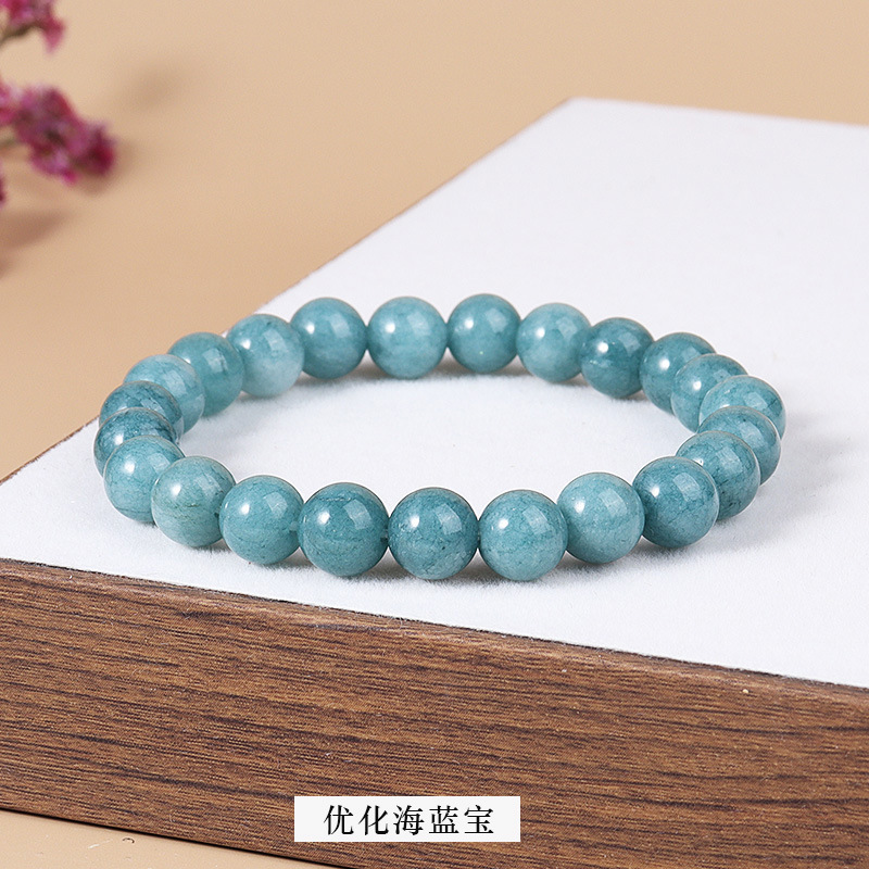 Optimized aquamarine bracelet