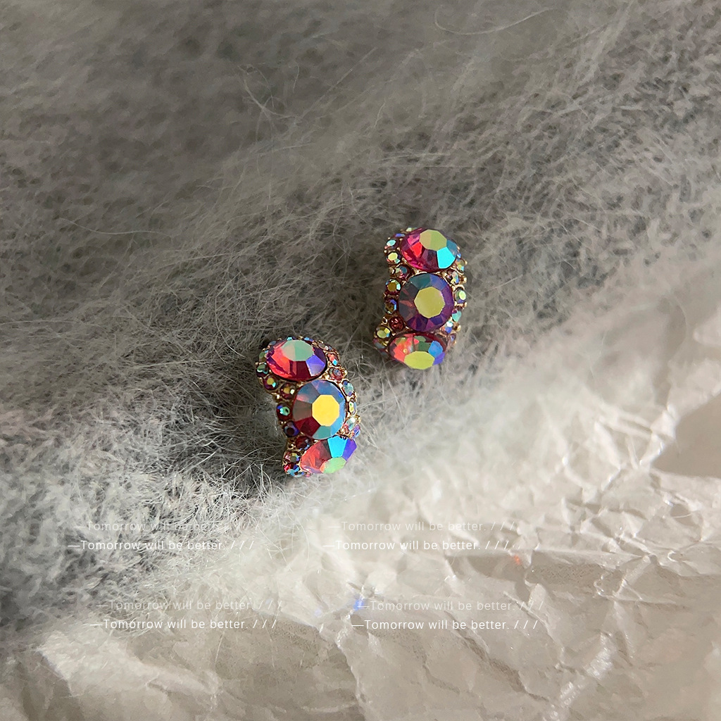 fuchsia cute fashionable universal earrings