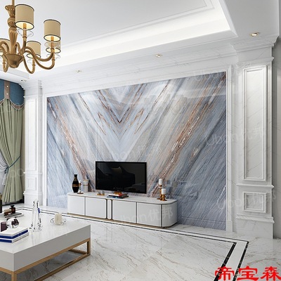 Crystal Stone television Background wall ceramic tile modern Simplicity a living room Dali Stone Movies Sands