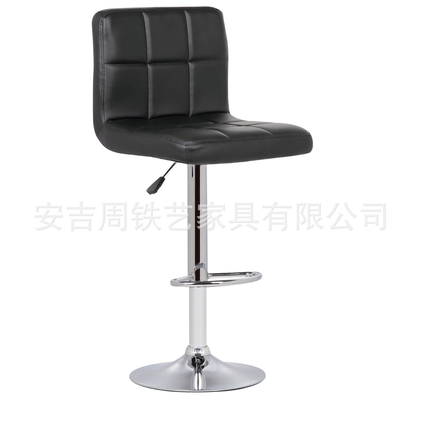 Anji Zhou Iron Art Wholesale Bar Stools for Coffee and Milk Tea Shops, Adjustable Bar Chairs, Bar Chairs, Swivel Chairs, Adjustable and Rotating