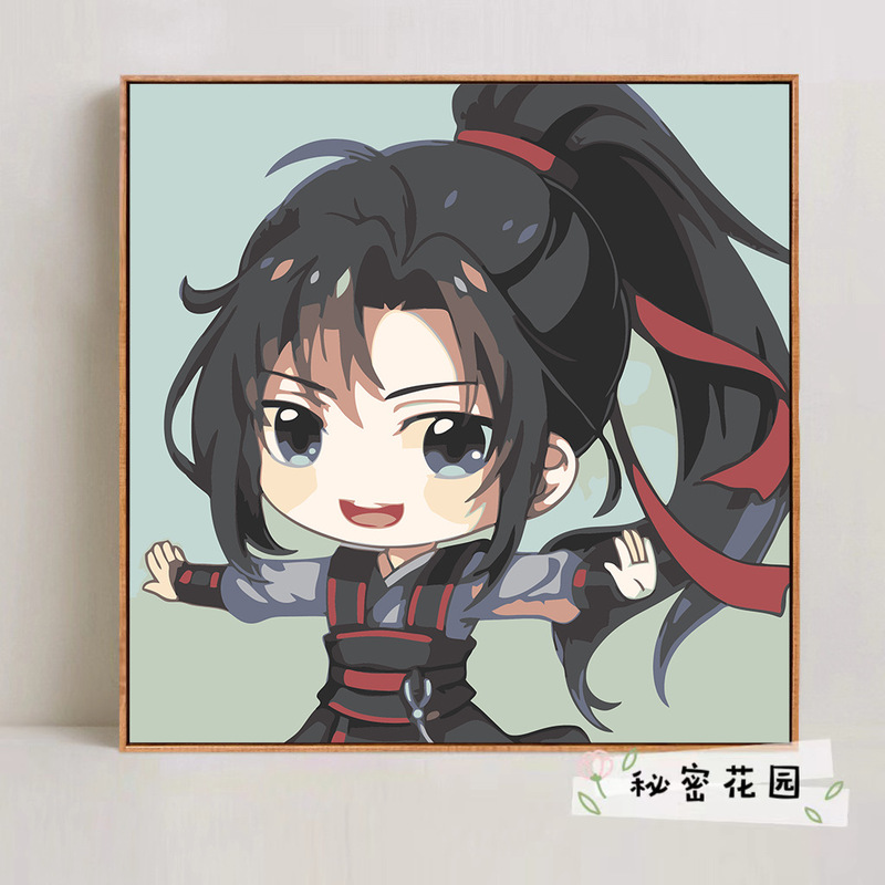 Moaodiantianguan デジタル油絵 diy 手作りデジタル着色漫画アニメーション減圧装飾画メーカー卸売|undefined