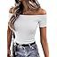 2026 Hot Sale Women Sexy Off Shoulder Short Sleeve Blouse_ecoleips.com