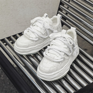 Niche Design Invisible Height Increasing 7CM Thick Sole Dissolving Shoes Men's and Women's Casual Sports Board Shoes Couple's 5530