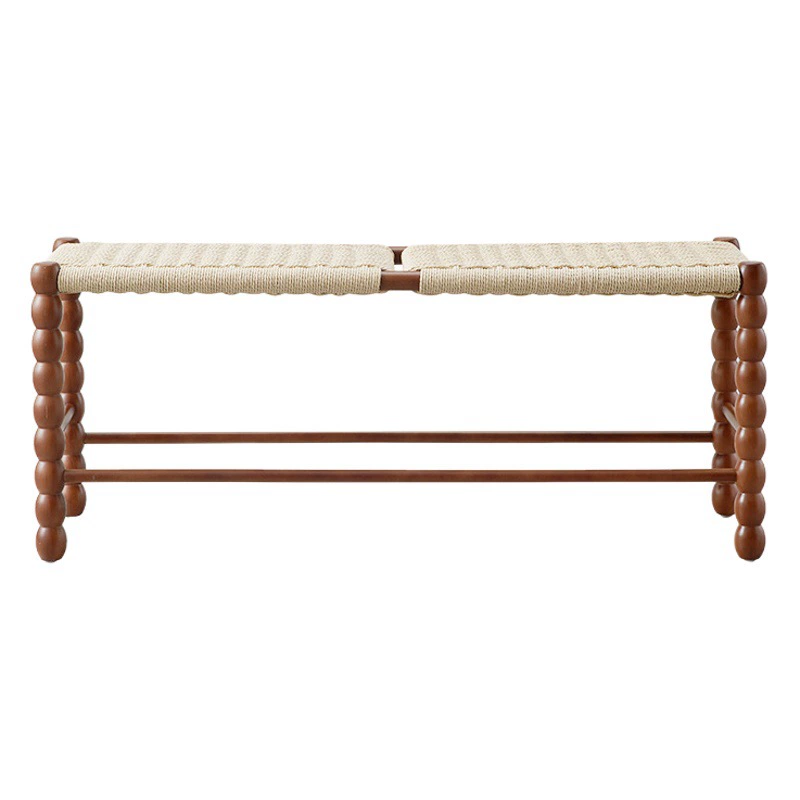 Ins Средневековый табурет для смены обуви Скамья из цельного дерева Простой табурет для кровати Маленький квадратный табурет Домашний туалетный табурет Креативная скамья