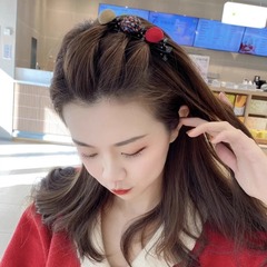 侧边编发鸭嘴夹前额刘海夹女发饰懒人发卡抓夹神器头饰发夹子