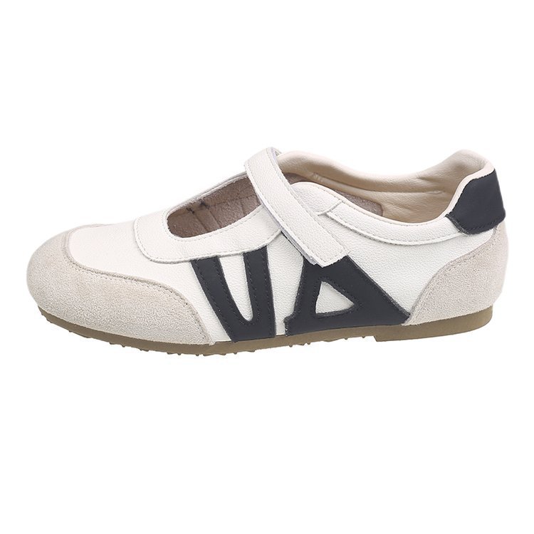 Zapatos de entrenamiento retrógrados de línea de mujer 2026 verano nuevo nicho de diseño Velcro moda versátil zapatos marizhen