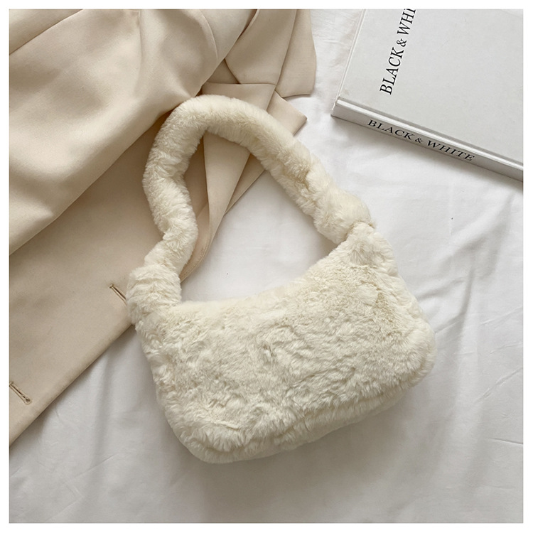 Soft Cute Casual Plush Bag display picture 8