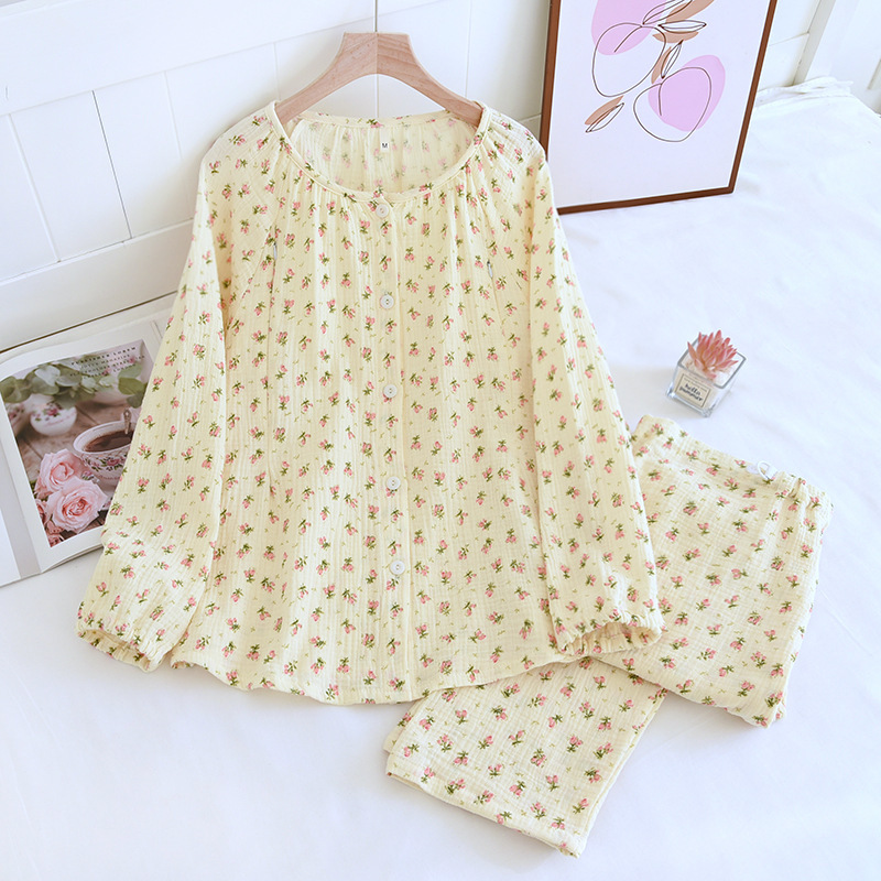 Pure Cotton Thin Moon Clothing Sweet Spring and Autumn Maternity Pajamas for Pregnant Women Nursing and Breast-feeding Postpartum Moon Home Clothing Pure Cotton Thin Moon Clothing Sweet Spring and Autumn Maternity Pajamas for Pregnant Women Nursing and Breast-feeding Postpartum Moon Home Clothing