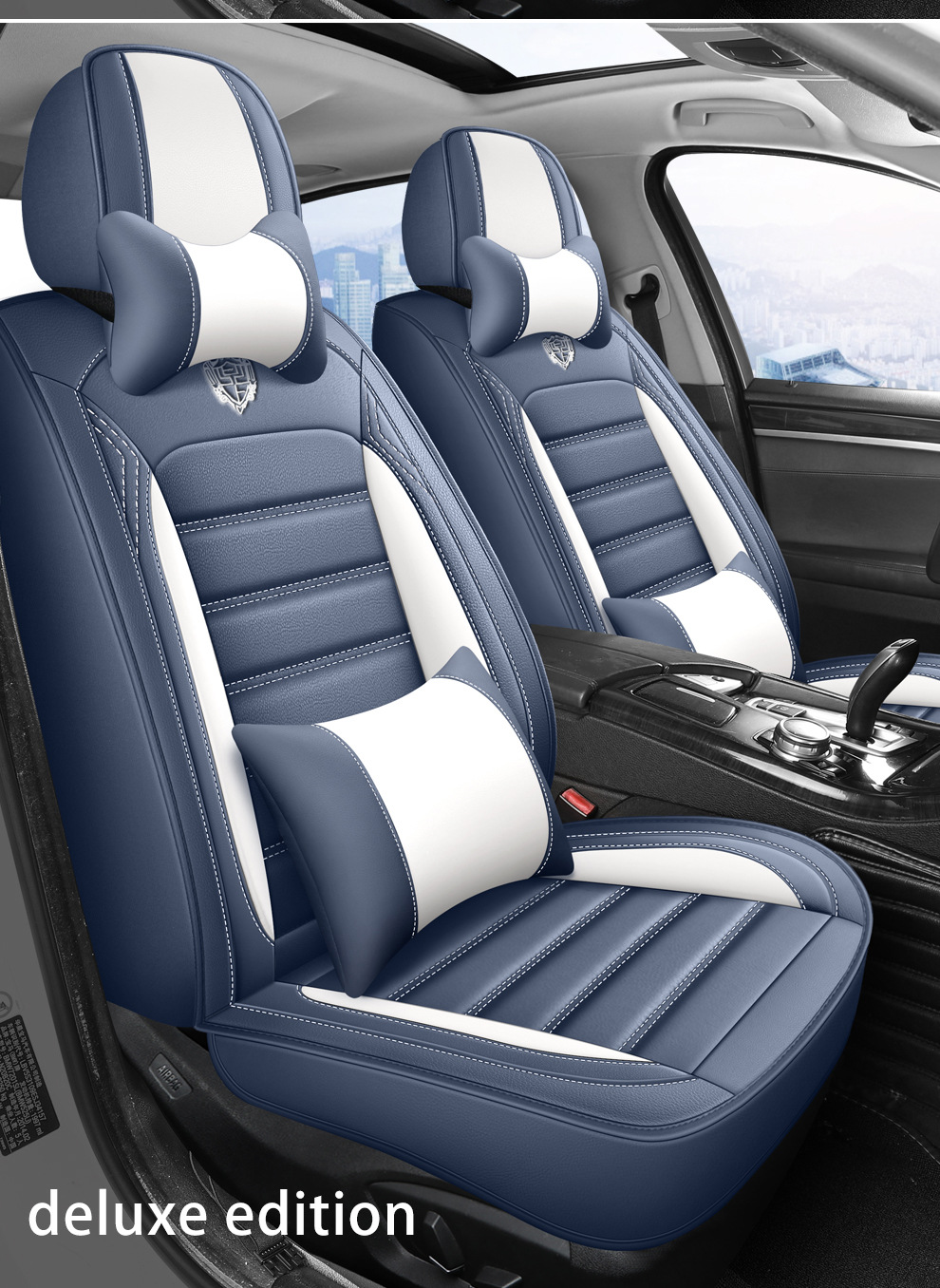 Cross-Border Amazon Car Seat Cushion, All-Season, Full Leather, Fully Covered, Wear-Resistant, Breathable, Car Interior Seat Cushion Cover