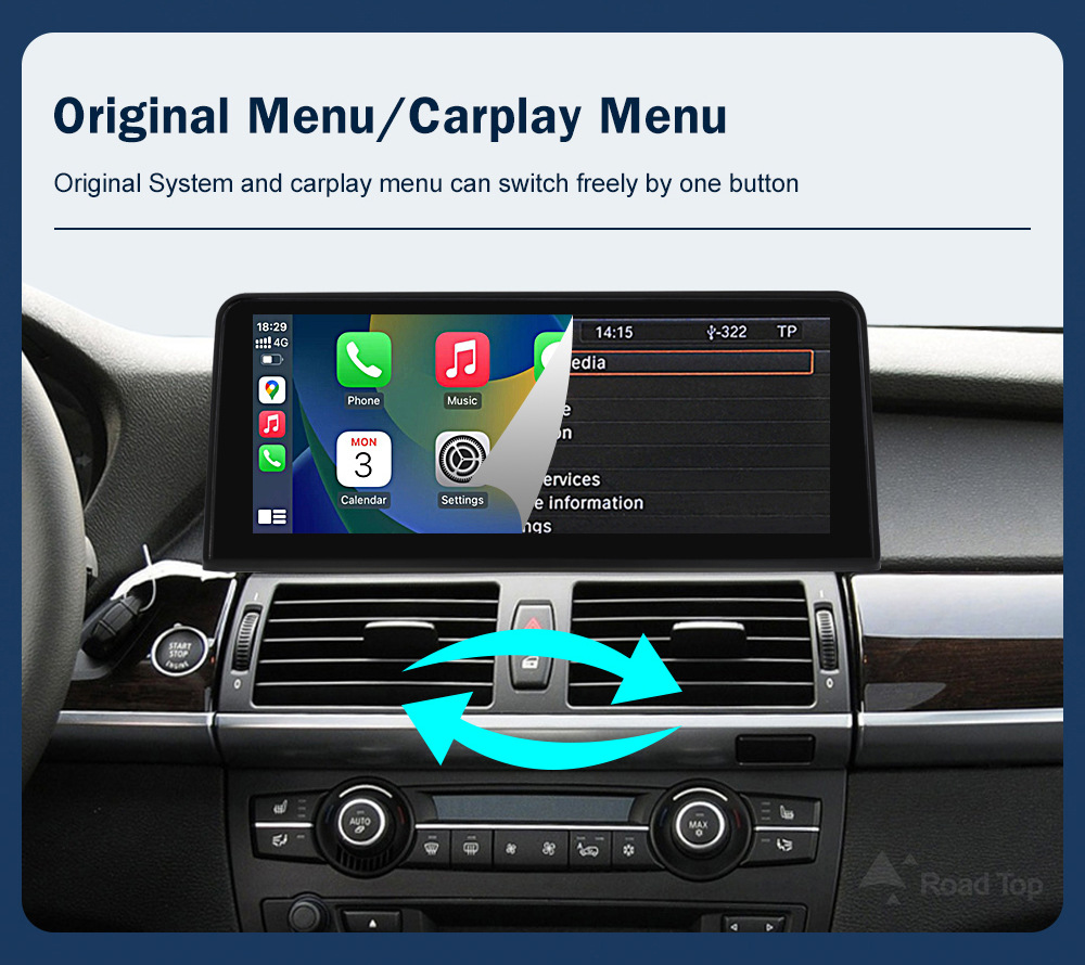 Lutot LinuX Touch Display Is Suitable for Bmw X5 X6 CCC/CIC System Car Multimedia Display