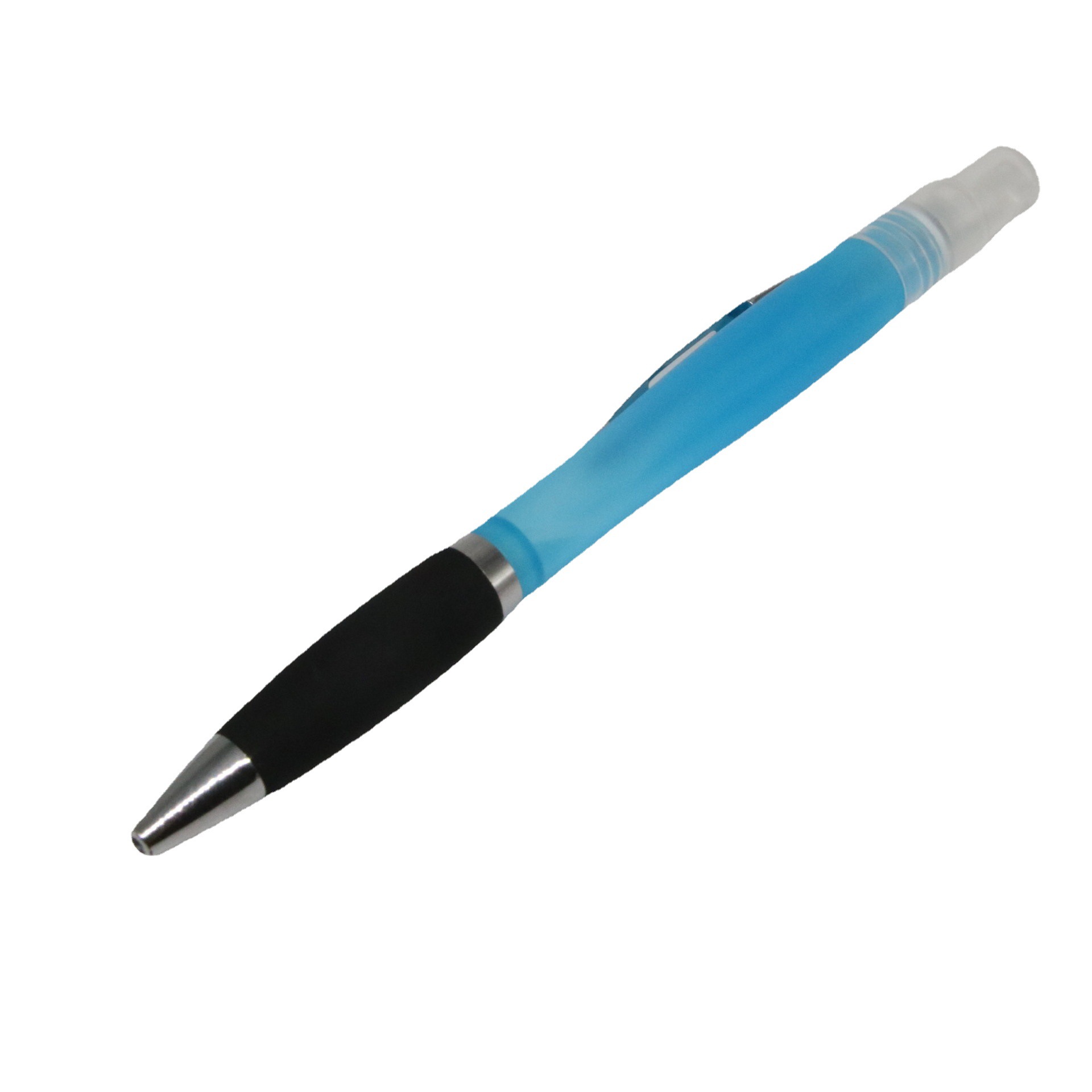 Pluma de aerosol de fábrica 5ML desinfectante de manos desechable pluma de desinfección pluma de perfume bolígrafo dos en uno de plástico