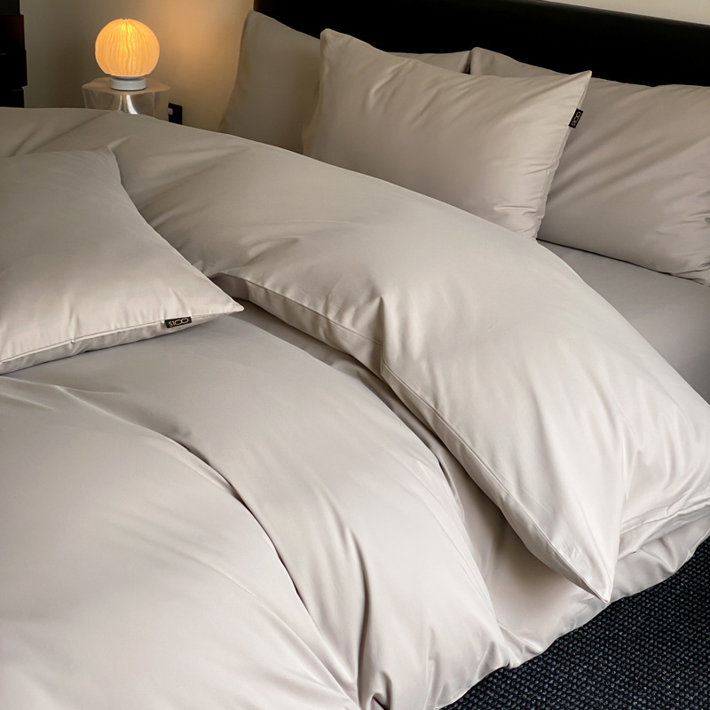Alta gama A clase 100 algodón molido cuatro piezas para engrosar sábanas de algodón cubierta de cama caliente de otoño y invierno cuatro piezas