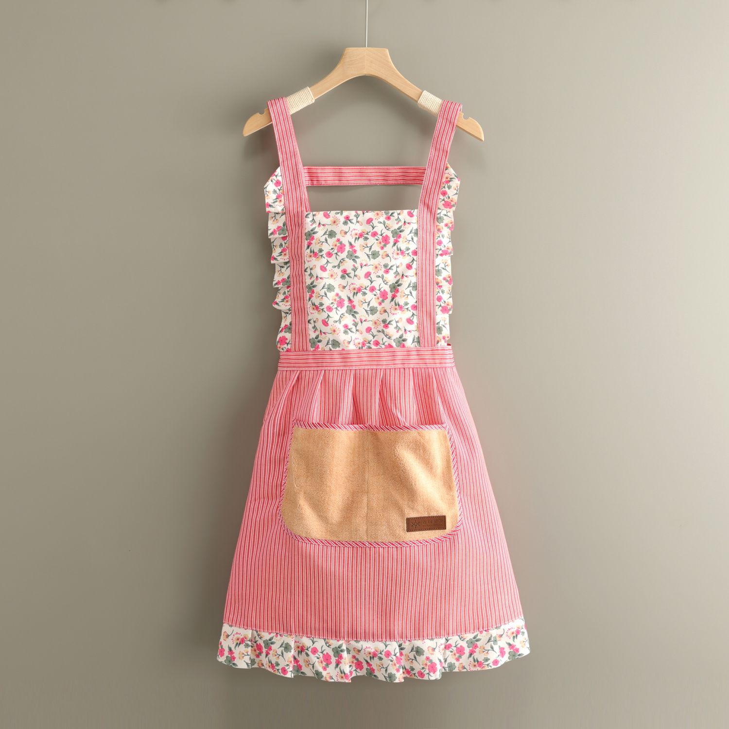 Canvas Fashion Fresh And Cute, Durable Half-length Apron, Korean Style, Breathable, With Hand Pocket, Princess Dress_voghion.com