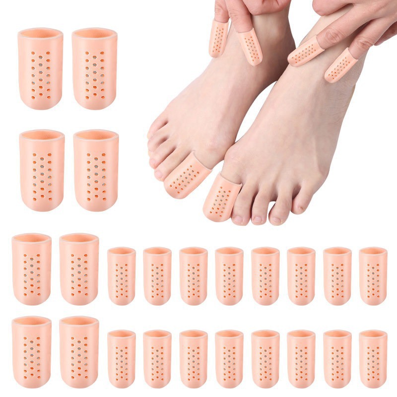 Cross-Border Toe Protectors for High Heels, Anti-Friction Little Toe Covers, Toe Separators, Breathable Anti-Wear, Anti-Slip, Shock-Absorbing Toe Pads