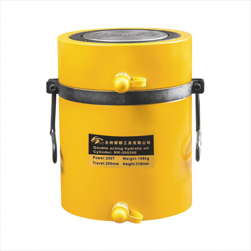 大吨位双作用千斤顶 液压200T 200mm行程 双作用液压油缸 千斤顶