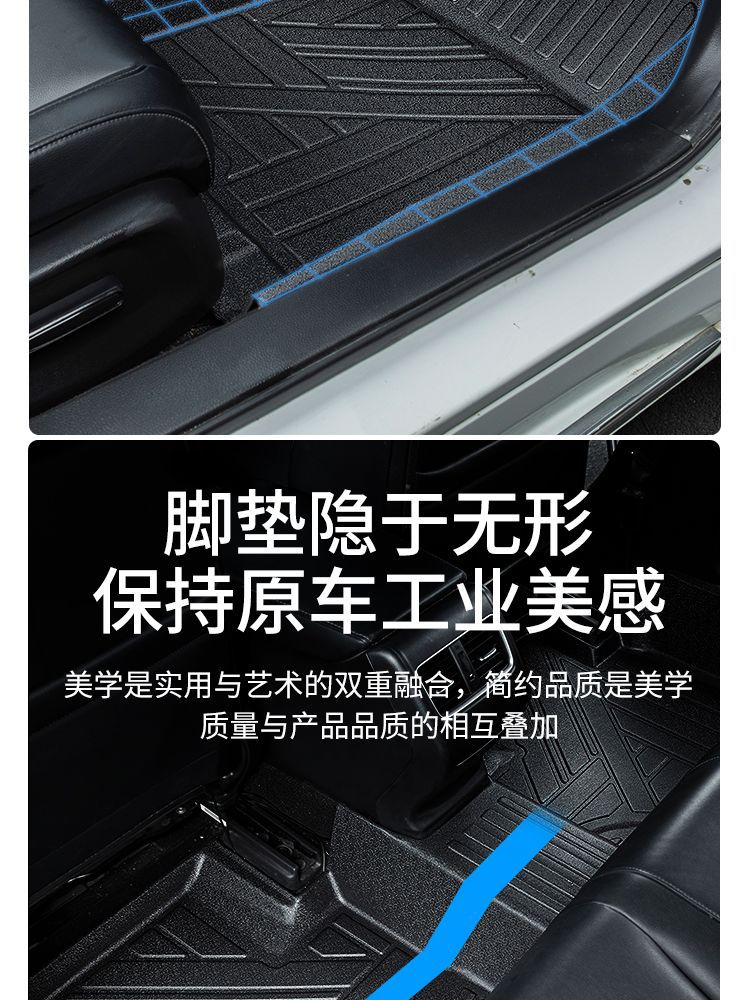 Suitable for Volkswagen Jetta full surround tpe car mat Jetta va3 Jetta vs5/Jetta vs7 wear-resistant hard