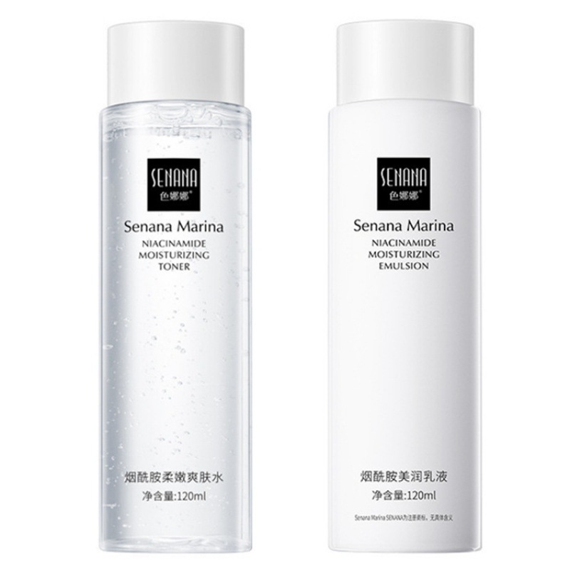 Dropshipping Niacinamide Moisturizing and Controlling Toner Softening Water Essence Lotion 100ml Skin Care Set