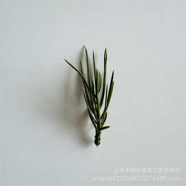 仿真植物塑料松针叶仿真迎客松装饰小刺松7CM小松针头配件批发