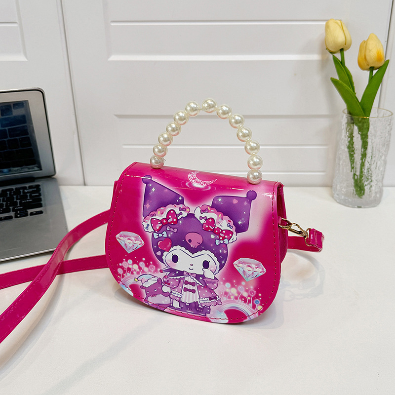 2024 caricatura Kulomi bolso de hombro para niños niñas adorables coreanos en jardín de infantes con bolso de cinturón