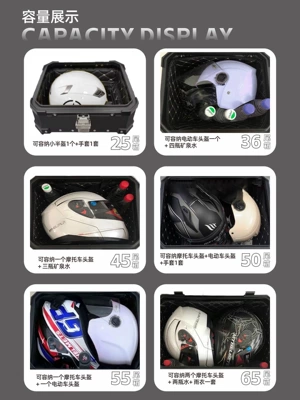 Motorcycle trunk electric vehicles