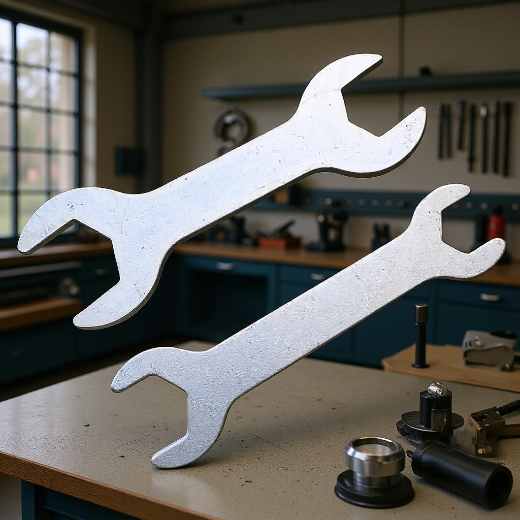 镀锌薄款双头开口扳手