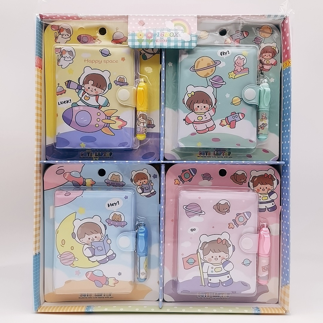 Cuaderno pequeño lindo de dibujos animados para niños, premios para estudiantes de jardín de infantes al por mayor, portátil conveniente, papelería