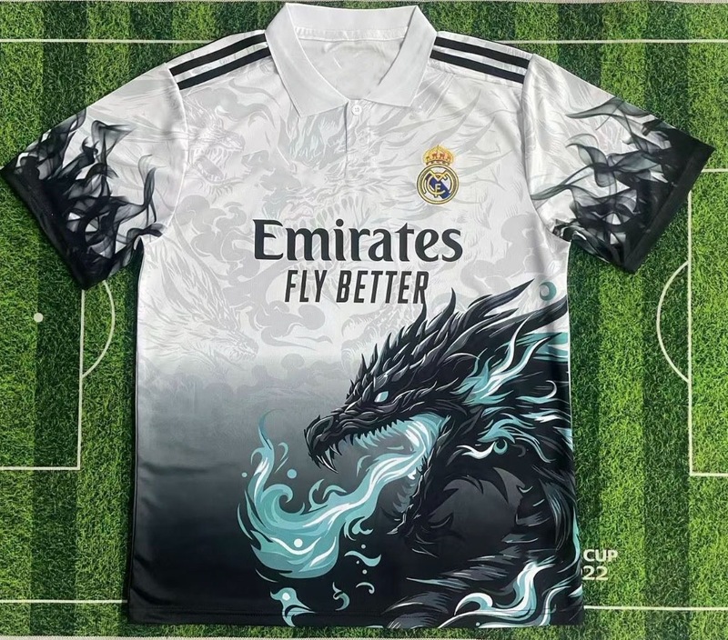 新款足球服2526皇马巴西特别版短袖跨境t恤 Real Madrid足球衣|undefined