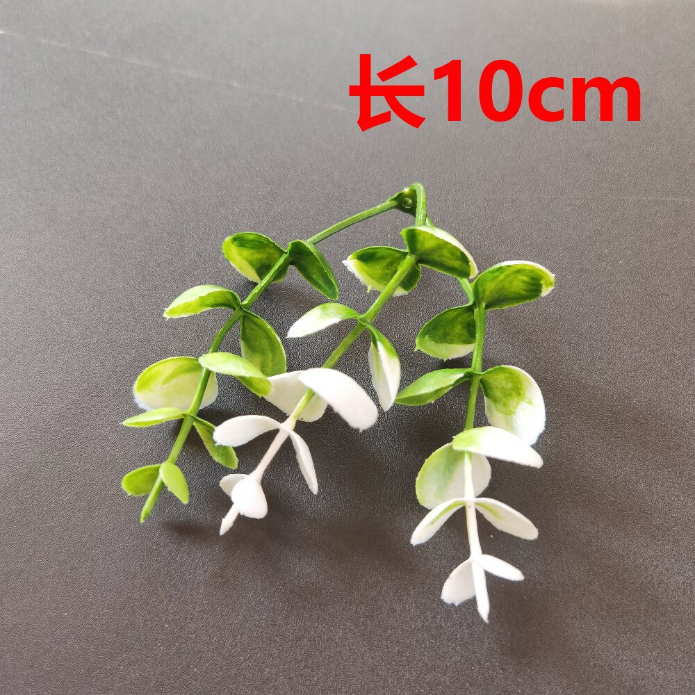 Imitación de hojas verdes hierba de agua hoja persa decoración de flores de boda pared flor de pecho accesorios de muñeca flores diy accesorios hechos a mano