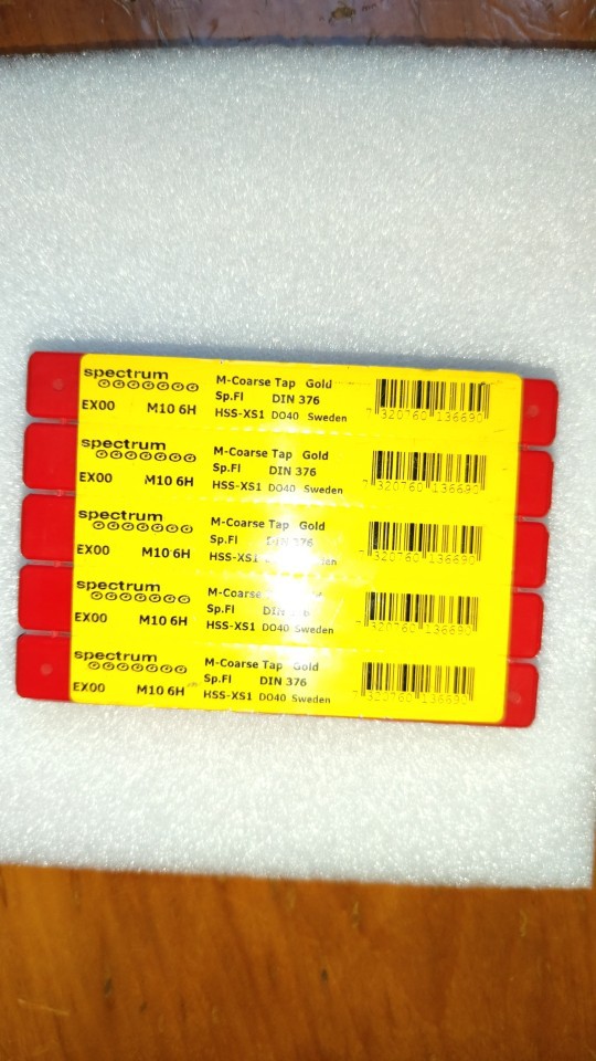 DORMER多马品牌螺旋丝锥EX001M10 DIN376