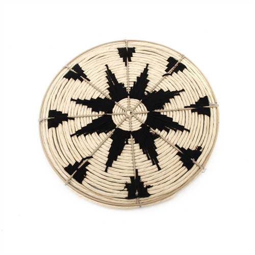 Cuerda de papel, decoración de pared, cuerda de algodón, arroz negro 30*1