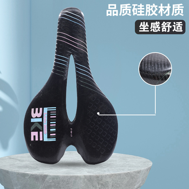 猎途自行车配件鞍座骑行用品填充变色坐垫印刷坐鞍座垫现货批发