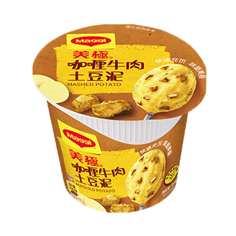 雀巢Maggi 美極鸡茸玉米土豆泥营养方便即食早餐速食代餐饱腹小吃|undefined