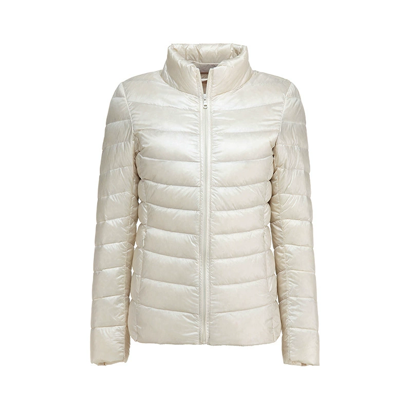 Light and thin demi-season short velvet down jacket, duck down, plus size
