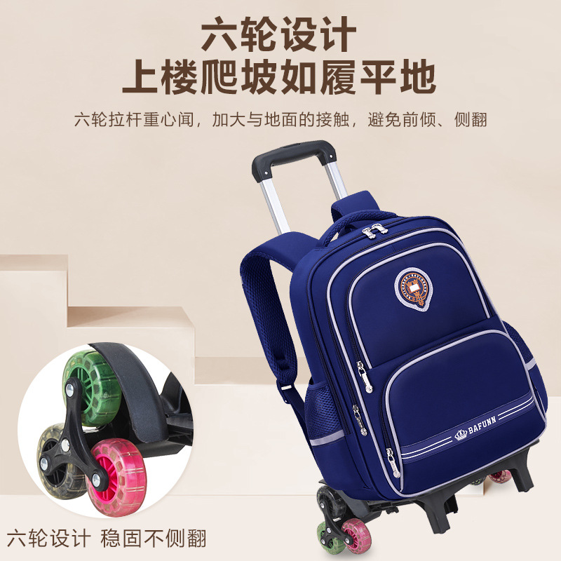 26 nuevas mochilas de tirón para niños y niñas 2 - 3 - 5 - 6 grados mochilas de hombro para niños de gran capacidad para reducir la carga