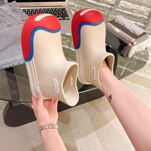 Rain Boots for Women, Fashionable Outer Wear, Short Rain Boots for Adults and Children, Thick Soles, Waterproof, Non-Slip, Rain or Shine, Low-Cut Short Boots