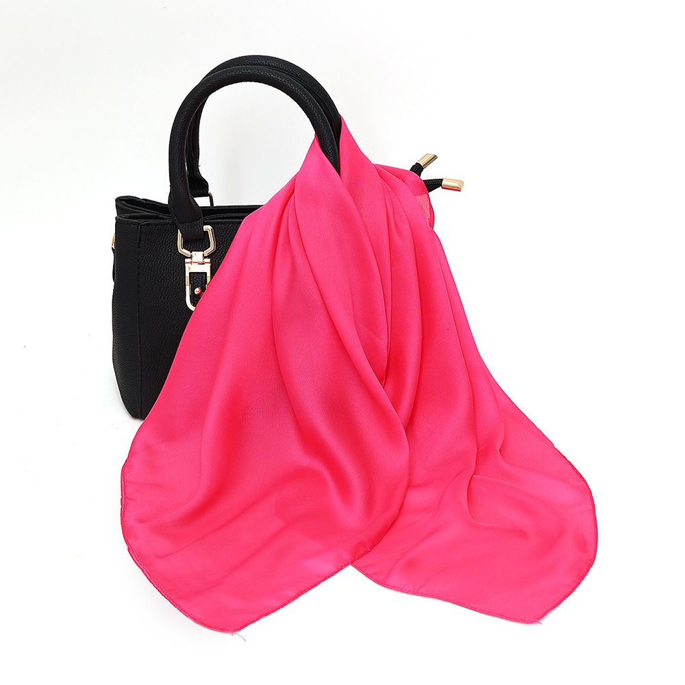 70g Weight Silk Scarf Classification Casual Occasion Polyester Material Printing Pattern Summer Season Women's Gender Printing Design Elegant, Basic Style Women's Elegant Basic Printing Polyester Printing Silk Scarf 4