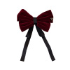 Retro hairgrip with bow, hairpins, hair accessory, light luxury style